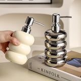 Celestique Ceramic Soap Dispenser – Luxury Liquid Soap Pump | Modern Bathroom & Kitchen Accessory