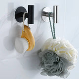 StickMount Adhesive Wall Hooks – Stainless Steel No-Drill Towel & Robe Holder | Modern Space-Saving Storage
