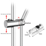 LuxeCascade Rain Shower Set – Thermostatic Bathroom Shower System | Overhead Rainfall & Handheld Spray