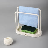 AquaNest Sink Organiser – Removable Sponge & Cloth Drying Holder | Ventilated Kitchen & Bathroom Storage