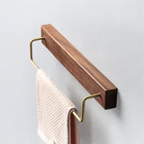 AquaLux Chrome Towel Rail with Hook – 600 mm Stainless Steel Wall-Mounted Holder | Modern Bathroom Storage