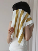 Maison Riviera Striped Cotton Towels – Luxury Hotel-Quality Bath & Beach Towel Set | Premium Jacquard Cotton