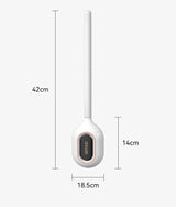 FreshFlow Silicone Toilet Brush – Wall-Mounted Scented Bathroom Cleaner | No-Drill Hygienic Toilet Brush Set