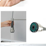 AquaFlow 360 Kitchen Tap Aerator – Swivel Faucet Attachment with Stop Button | Water-Saving Sink Sprayer