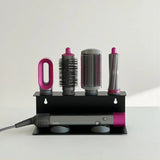 SteelHold Wall-Mounted Hair Tool Organiser – Carbon Steel Styling Storage Rack | Space-Saving Bathroom Solution