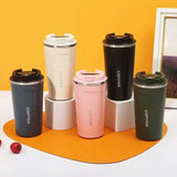 ThermaGo 380/510ml Insulated Travel Mug – 304 Stainless Steel Vacuum Cup | Leak-Resistant Lid | Portable Coffee Flask
