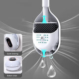 FreshFlow Silicone Toilet Brush – Wall-Mounted Scented Bathroom Cleaner | No-Drill Hygienic Toilet Brush Set