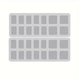 FlowShield Peel & Stick Drain Filters – Disposable Hair Catcher Protectors | Anti-Clog Shower & Sink Drain Covers