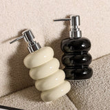 Celestique Ceramic Soap Dispenser – Luxury Liquid Soap Pump | Modern Bathroom & Kitchen Accessory