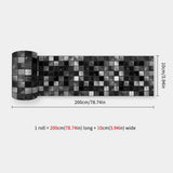 Miravelle Mosaic Trim Panels – Waterproof Peel & Stick Wall Décor | Flexible Kitchen & Bathroom Backsplash Strips