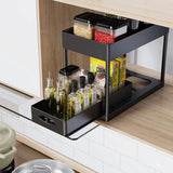 FlexiStore Under-Sink Organiser – Pull-Out Cabinet Storage Rack | Multi-Level Kitchen & Bathroom Drawer System