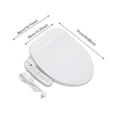Veloura ThermoWash Elite Bidet Seat – Heated Smart Toilet Seat with Warm Water Cleansing, Air Dryer & Self-Sanitising Nozzles | Luxury Bathroom Upgrade