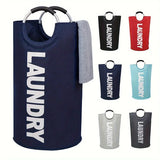 AquaVault XL Laundry Basket – Waterproof Foldable Hamper | Large-Capacity Home Storage Solution