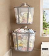 AirNest Foldable Laundry Basket – Breathable Mesh Storage Hamper | Portable Family Organiser