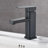 Eclipse Duo Basin Mixer – Black & Chrome Bathroom Faucet | Contemporary Hot & Cold Sink Tap
