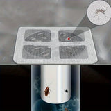 FlowShield Peel & Stick Drain Filters – Disposable Hair Catcher Protectors | Anti-Clog Shower & Sink Drain Covers