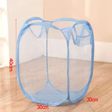 AeroFold Mesh Laundry Hamper – Foldable Portable Storage Basket | Breathable Space-Saving Design