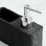 Velora Stone Soap Station – 2-in-1 Soap Dispenser & Sponge Holder for Kitchen & Bathroom Sinks