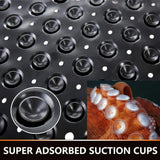 AquaGrip Non-Slip Shower Mat – Quick-Drain PVC Bath Safety Mat | Secure Suction Grip Design