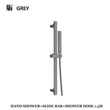 Elevare SlideRail Shower Set – Adjustable Stainless Steel Handheld Shower System | Modern Water-Saving Bathroom Upgrade