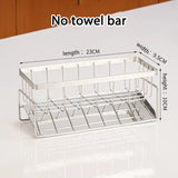 DryFlow Stainless Steel Sink Caddy – Freestanding Kitchen Sponge Holder | Rustproof Countertop Organiser