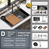 TitanFlow Stainless Steel Kitchen Sink Set – Heavy-Duty Single Bowl Sink | Modern Utility Basin with Faucet & Soap Dispenser