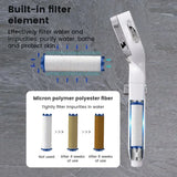 HydroVibe Square Shower Head – High-Pressure Handheld Spray System | Water-Saving Adjustable Bathroom Shower