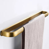 ImperialCraft Antique Brass Bathroom Hardware Set – 5-Piece Vintage Wall-Mounted Bathroom Accessory Collection