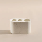 KaoriStone Wabi-Sabi Bathroom Accessories Set – Natural Stone Spa Collection | Minimalist Luxury Vanity Décor