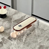 FreshRoll Automatic Egg Organizer – Multi-Tier Rolling Egg Holder | Stackable Refrigerator Egg Storage | Space-Saving Egg Dispenser for Kitchen