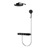 Aurelius ThermoSpa Shower System – Concealed Rainfall Thermostatic Shower Set | Luxury Gold Bathroom Upgrade