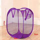 AeroFold Mesh Laundry Hamper – Foldable Portable Storage Basket | Breathable Space-Saving Design