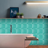 MosaicGlow Peel & Stick Tiles – 3D Waterproof Wall Stickers | Decorative PVC Mosaic Panels for Kitchens & Bathrooms
