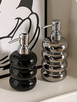 Celestique Ceramic Soap Dispenser – Luxury Liquid Soap Pump | Modern Bathroom & Kitchen Accessory