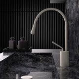 Roselle Pivot Basin Mixer Tap – Brushed Rose Gold Bathroom Faucet | Swivel Spout Luxury Sink Mixer