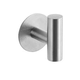 Velaro No-Drill Stainless Steel Bathroom Accessory Set – Self-Adhesive Modern Towel & Robe Holders | Brushed Metal Finish