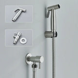 NoirJet Stainless Steel Bidet Spray Set – Matte Black Wall-Mounted WC Shattaf | Hygienic Toilet & Cleaning Sprayer