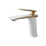 Veloura Luxe Basin Mixer Tap – Contemporary Brass Bathroom Faucet | Premium Hot & Cold Single Lever Design