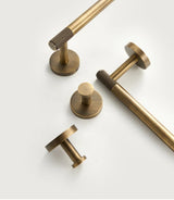 Kensington Heritage Bathroom Hardware Set – Antique Bronze Brass Accessories | Luxury Knurled Towel Rail &amp; Toilet Roll Holder Collection