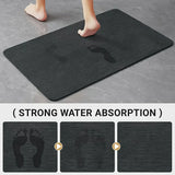 DryStone Comfort Bath Mat – Quick-Dry Diatomite Bathroom Rug | Ultra-Thin Non-Slip Shower Floor Mat
