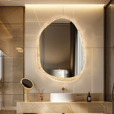 LumiAura Frameless LED Mirror – Dimmable Anti-Fog Bathroom Vanity Mirror | Touch Sensor Backlit Design