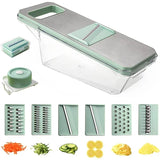 PrepCraft Multi-Blade Mandoline Set – 6-in-1 Vegetable Slicer & Grater | Stainless Steel Kitchen Cutter