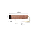 AquaLux Chrome Towel Rail with Hook – 600 mm Stainless Steel Wall-Mounted Holder | Modern Bathroom Storage