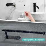 SpaceMount Adhesive Paper Towel Holder – Wall-Mounted Kitchen Roll Holder | No-Drill Paper Roll Organizer | Space-Saving Storage Rack