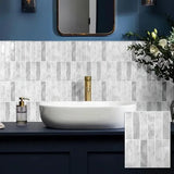 MetroTile Peel & Stick Wall Panels – Waterproof PVC Splashback Tiles | Modern Self-Adhesive Décor