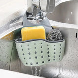 SinkNest Flex Adjustable Faucet Caddy – Hanging Sponge & Soap Organiser | Quick-Drain Kitchen & Bathroom Storage