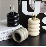 Veloura Ceramic Canister – Luxury Lidded Storage Jar | Decorative Candy, Spice & Candle Container