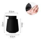 Veloura CasaCeram Refillable Soap Dispenser – Premium 300 ml Ceramic Pump Bottle for Bathroom & Kitchen