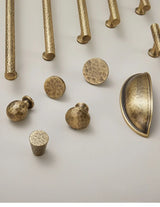 Atelier Forge Hammered Brass Handles – Vintage Bronze Cabinet Pulls | Artisan Furniture Hardware