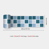 Miravelle Mosaic Trim Panels – Waterproof Peel & Stick Wall Décor | Flexible Kitchen & Bathroom Backsplash Strips